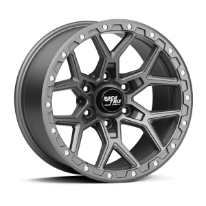 Rocktrix – RT107 – Gunmetal – 17″x9″ -12mm – All weather Wheels – V10211